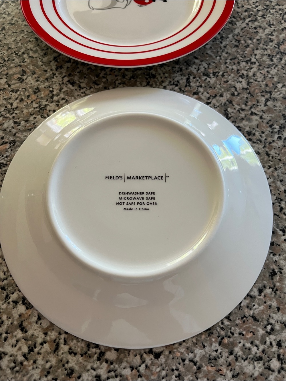 Field's Marketplace Red & White Penguin and Polar Bear Canapé Plates - Set of 6 - Picture 7 of 7